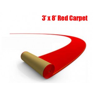 3' x 10' Red Carpet